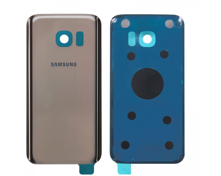 Tapa Trasera Compatible para Samsung Galaxy S7 Edge G935F Dorada