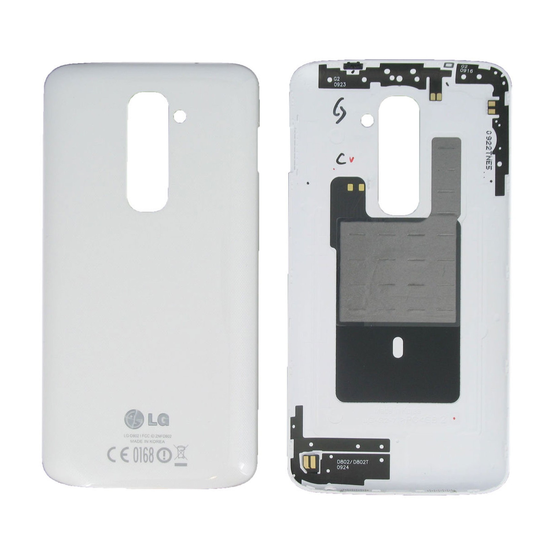 Tapa Trasera Carcasa Para Lg G2 D802 Blanca