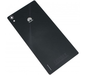 Tapa Trasera Compatible para Huawei Ascend P7 Negra