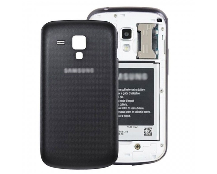 Tapa Trasera Carcasa Cubre Bateria Para Samsung Galaxy Trend S7560 S7562 Negra