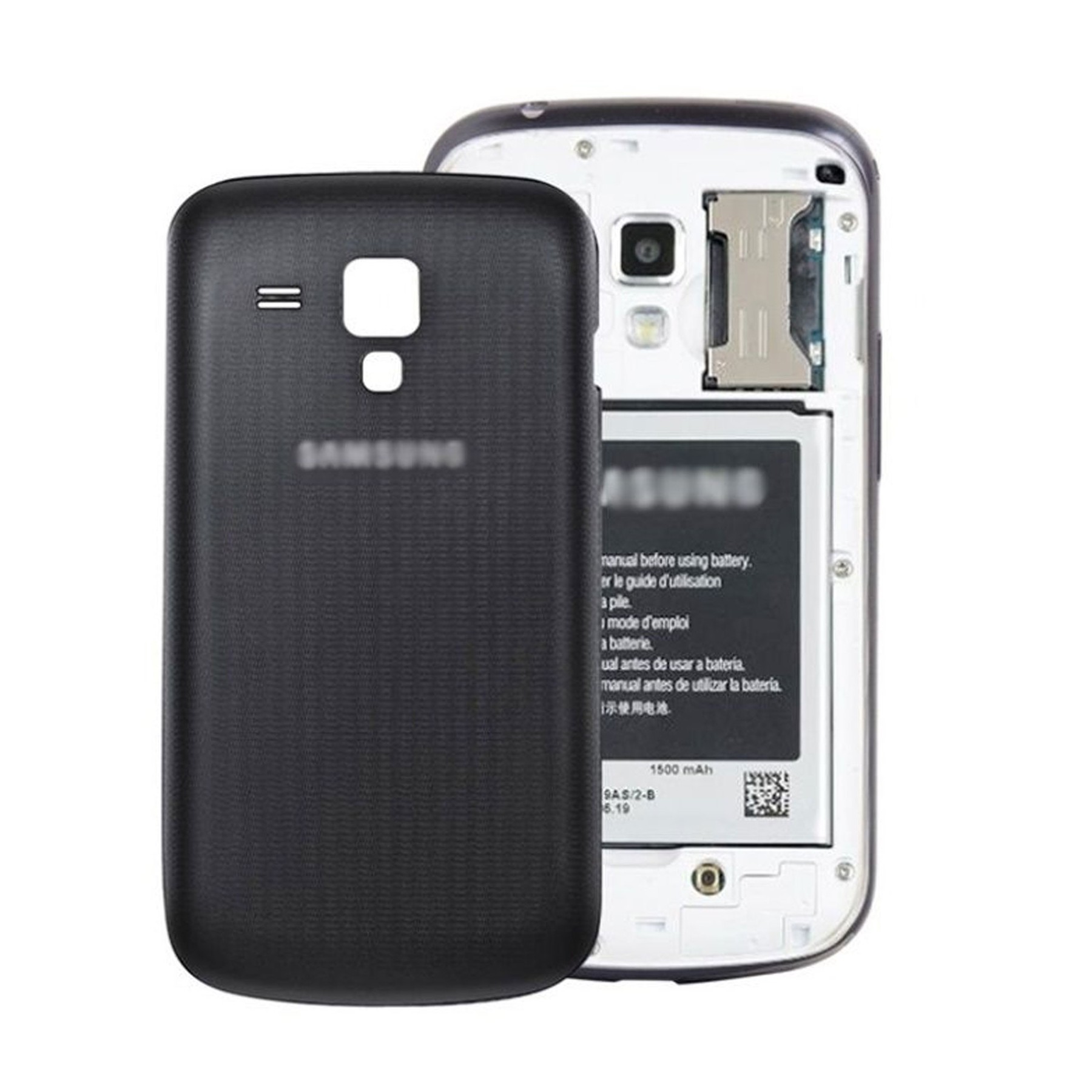 Tapa Trasera Carcasa Cubre Bateria Para Samsung Galaxy Trend S7560 S7562 Negra