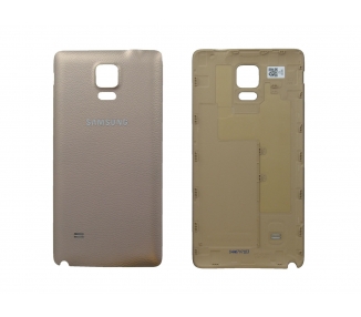 Tapa Trasera Compatible para Samsung Galaxy Note 4 Dorada Oro