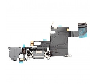 Flex Conector Carga & Microfono Con Antena Para iPhone 6 Gris