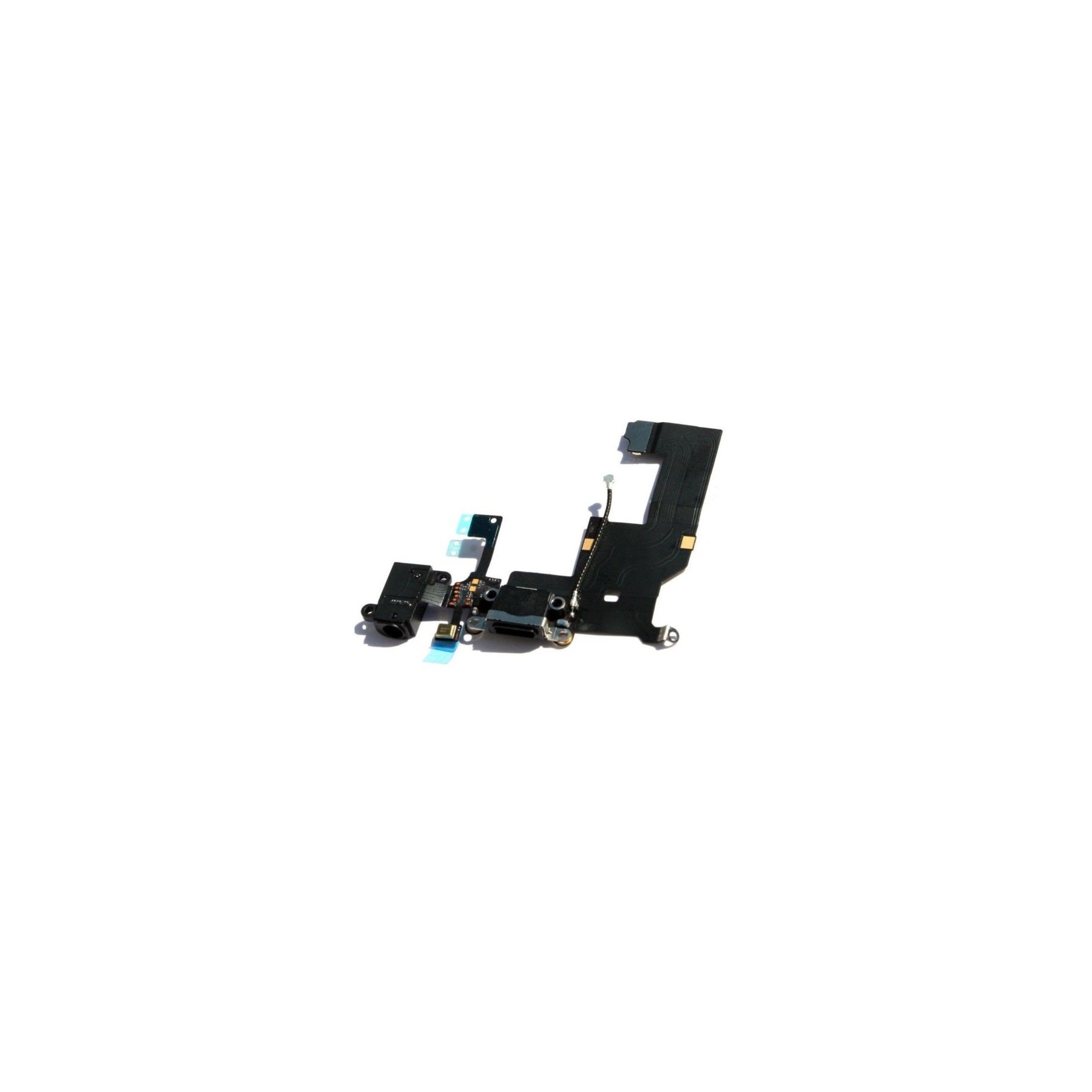 Cable Flex Conector Carga Microfono Para iPhone 5 5G Negro