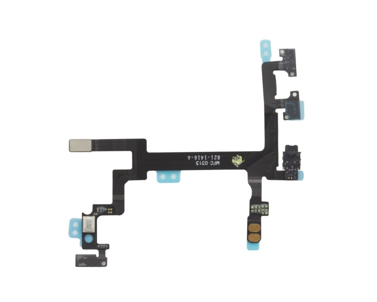Cable Flex Botones Mute Volumen Encendido Apagado Para iPhone 5