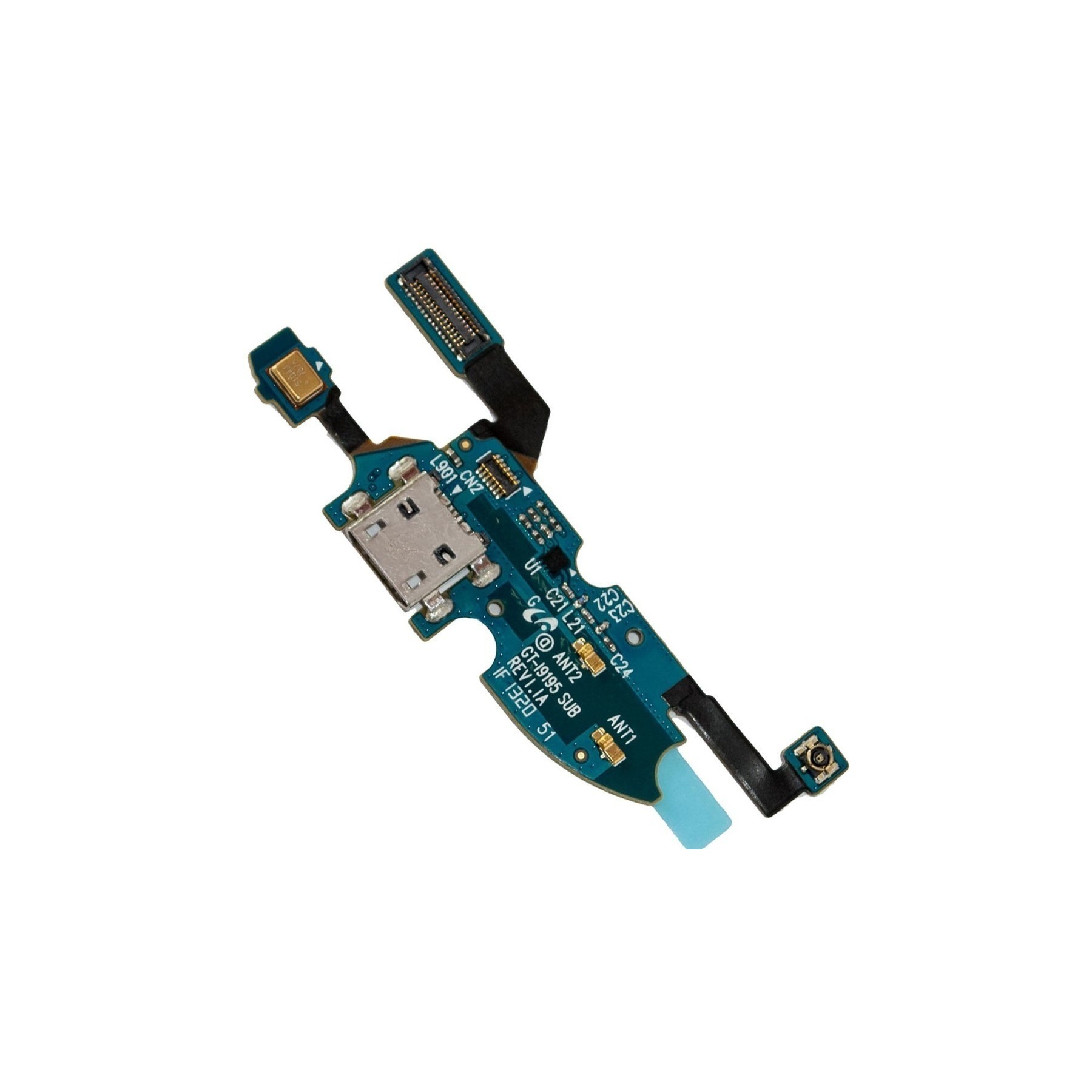 Flex Conector Carga + Microfono Samsung Galaxy S4 Mini I9195 I9190 I9192