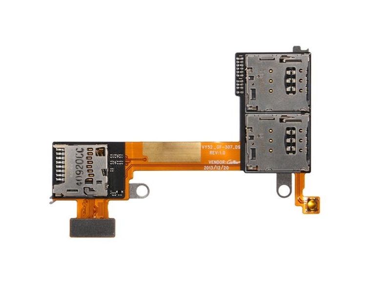 Flex Lector Tarjeta Conector Micro Sd Para Sony Xperia M2 D2303 D2305 D2306