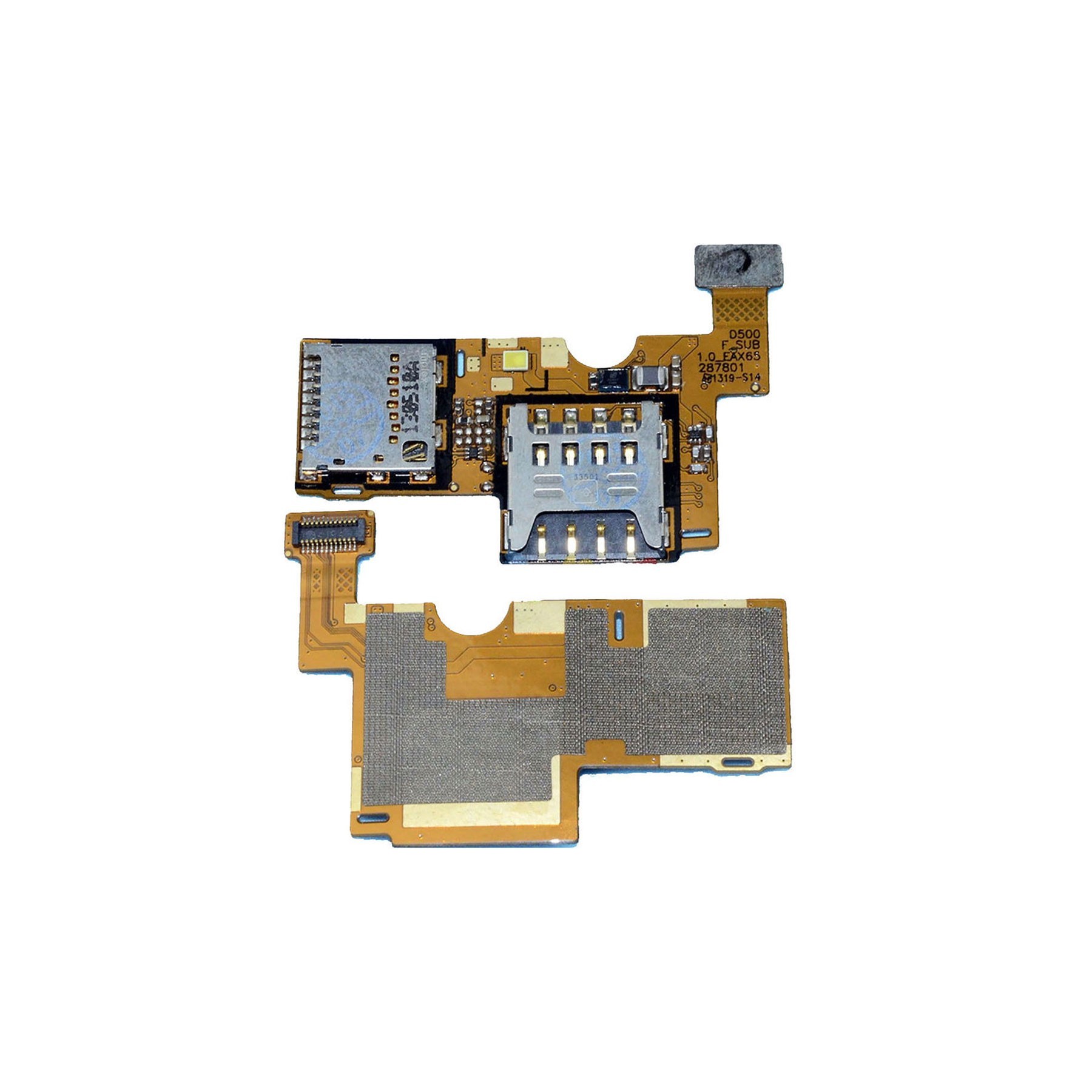 Flex Lector Sim Memoria Micro Sd Para Lg Optimus F6 D505