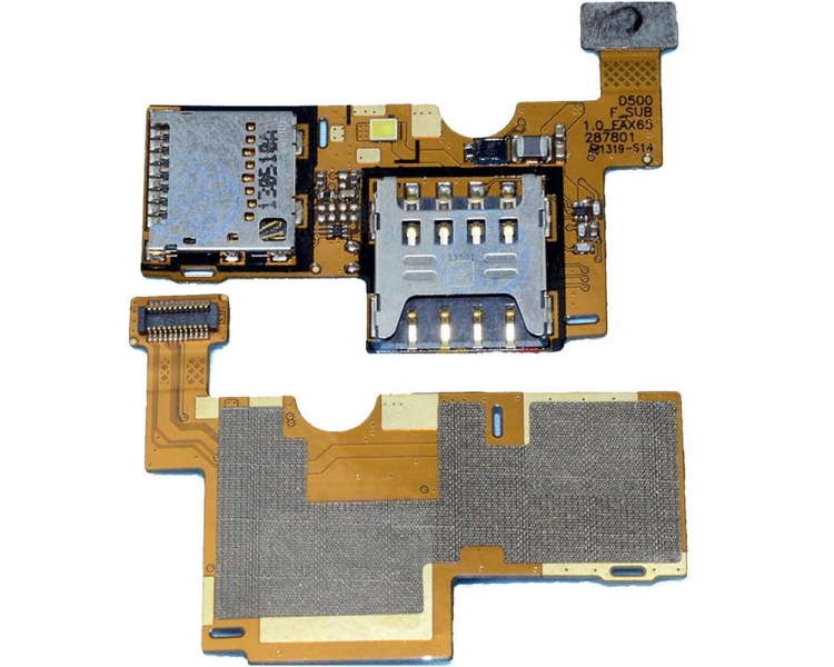 Flex Lector Sim Memoria Micro Sd Para Lg Optimus F6 D505