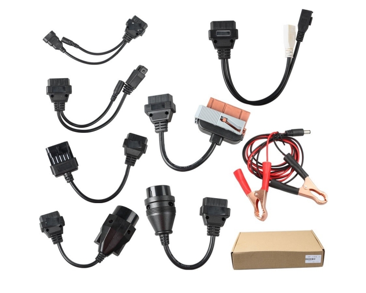 Kit 8 Cables Obd2 Coches Para Equipos De Diagnosis / Universal / Full Cables