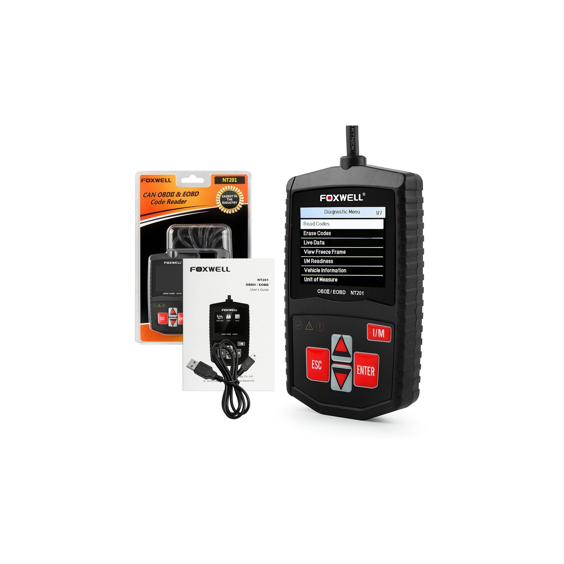 Maquina Diagnosis Foxwell Nt Pro Multimarca 2018 Actualizaciones Gratis Nt201