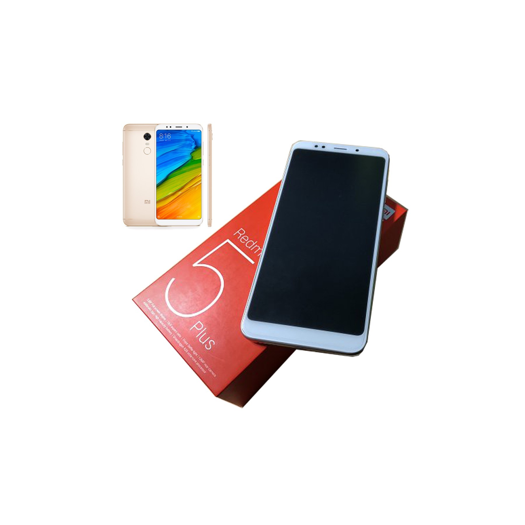 Xiaomi Redmi 5 Plus | Gold | 64GB | Refurbished | Grade New