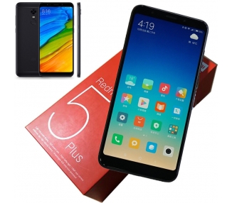 Xiaomi Redmi 5 Plus 64GB + 4GB Ram Dual Sim, Multilenguaje, Negro