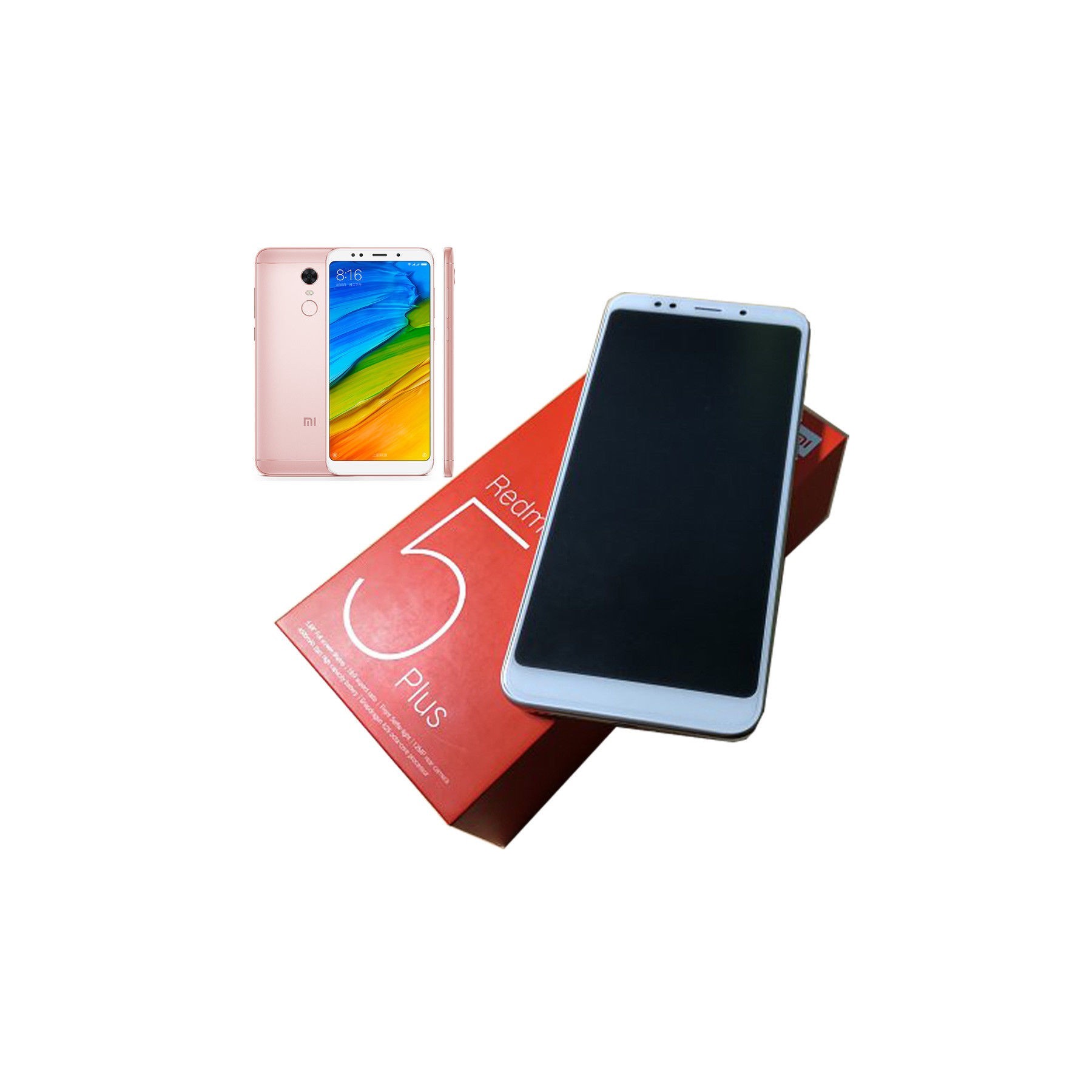 Xiaomi Redmi 5 Plus 64GB + 4GB Ram Dual Sim, Multilenguaje, Rosa