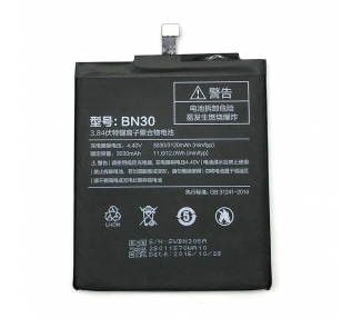 Bateria Para Xiaomi Redmi 4A, Mpn Original: Bn30