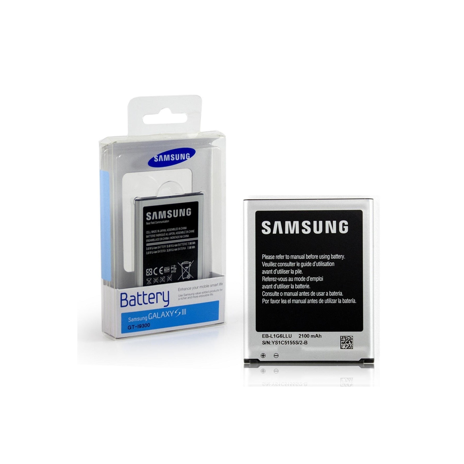 Bateria Original Li-Ion Para Samsung Galaxy S3 Eb-L1G6Llu