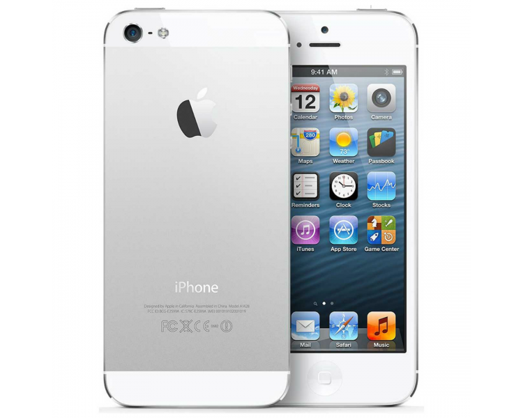 Apple iPhone 5 64GB, Blanco,  Reacondicionado, Grado A+