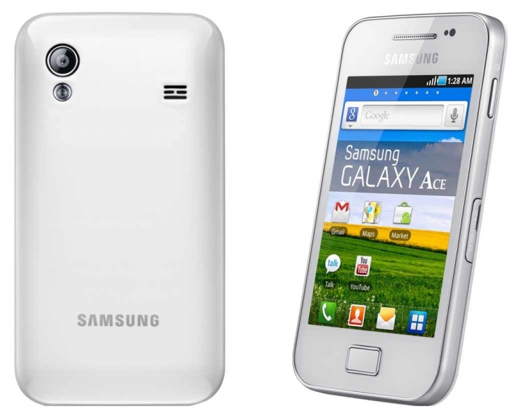 Samsung Galaxy Ace | White | 128MB | Refurbished | Grade A+