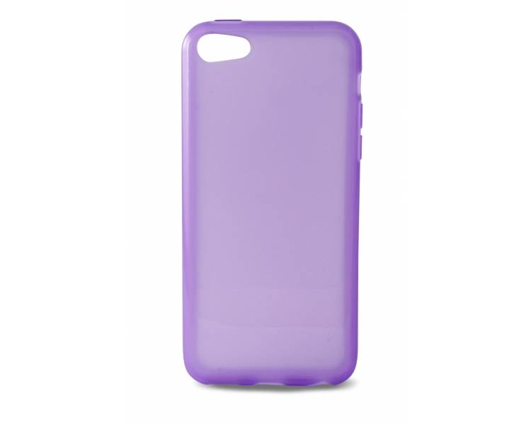 iPhone 5C Case - TPU - Semi Transparent - Color Purple