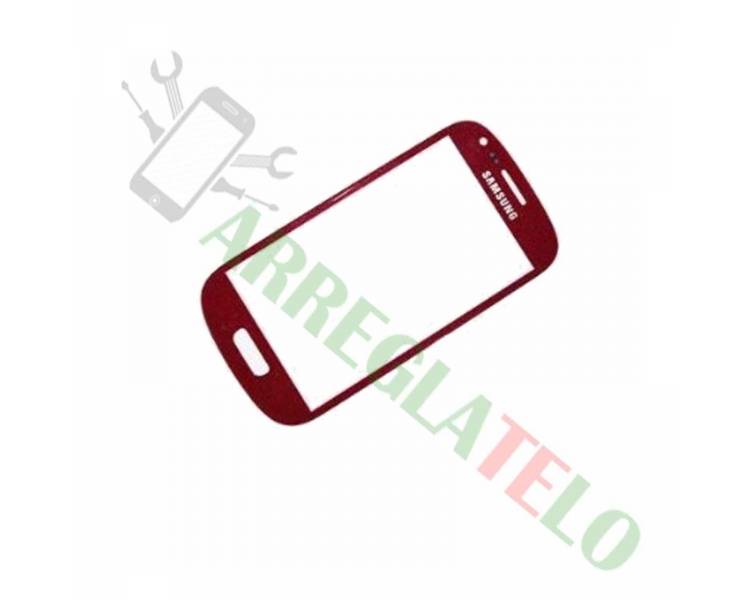 Cristal Pantalla Tactil Digitalizador Para Samsung Galaxy S4 Mini Rojo