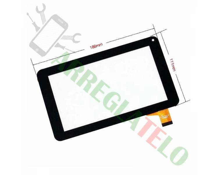 Touch Screen Digitizer Digitaliazdor for Tableta Prixton T7005 * Salty 7 Black"