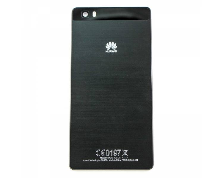 Tapa Trasera Compatible para Huawei P8 Lite - P8 Mini Negra