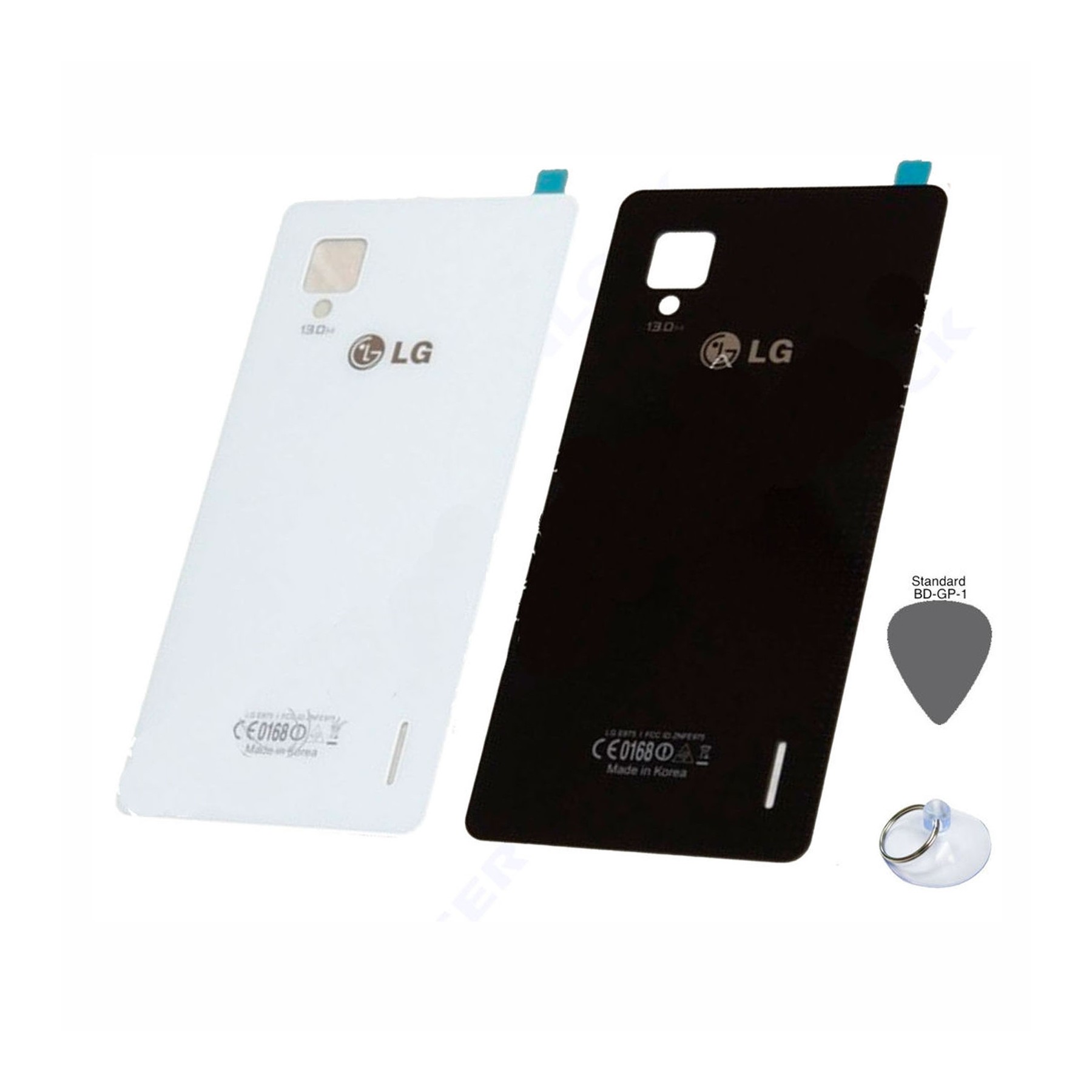Tapa Trasera Compatible para Lg Optimus G E975 Negra