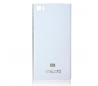 Tapa Trasera Compatible para Xiaomi Mi3 Blanca