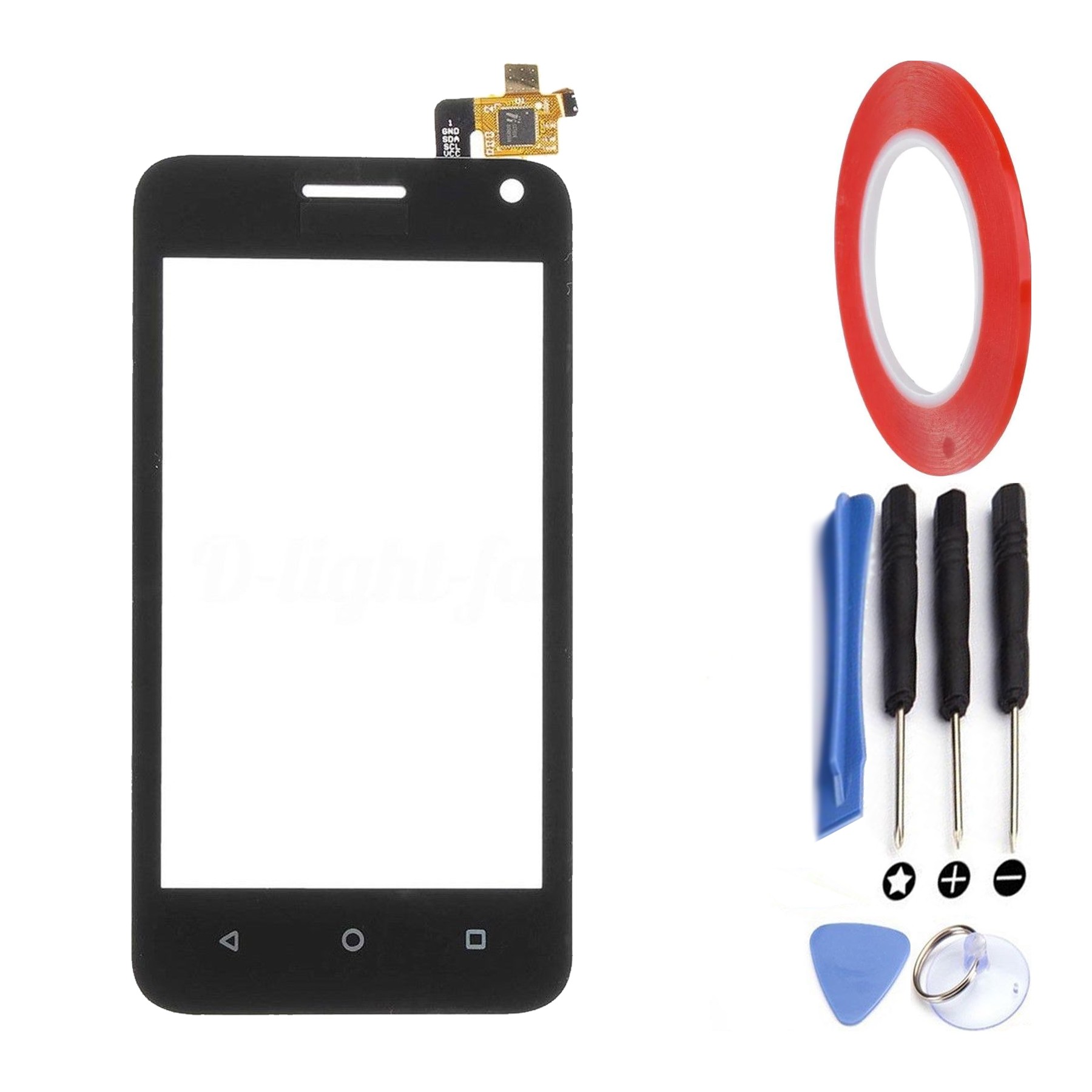 Pantalla Tactil Para Huawei Y360 Negro Negra