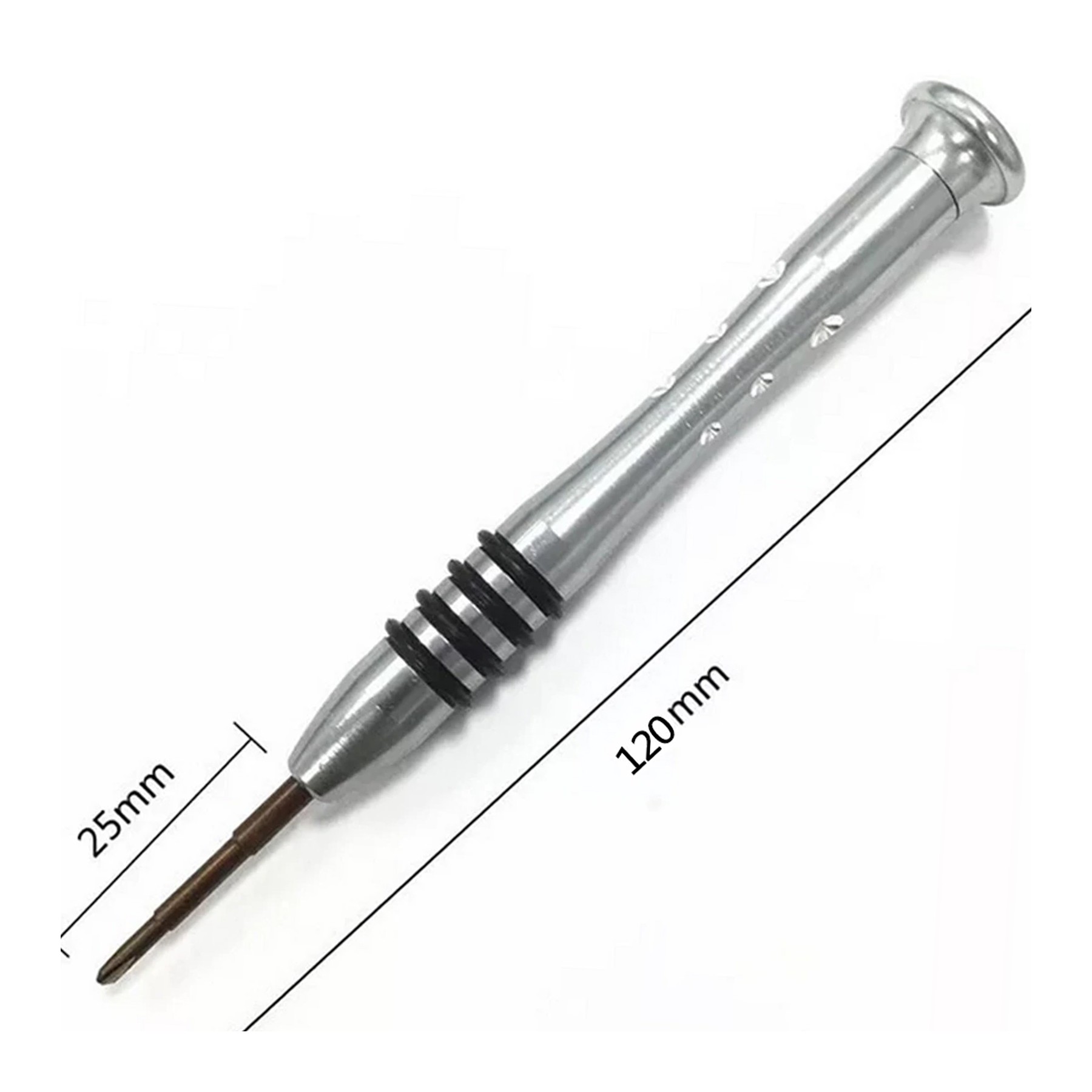 Destornillador Y , Tres Puntas , Para Desmontaje Piezas iPhone 7 8 Plus X Plata