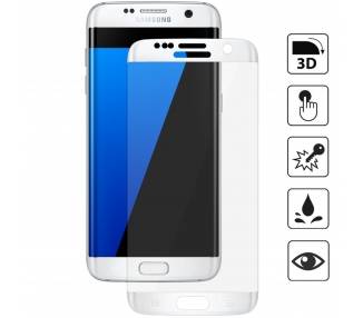 Protector De Pantalla De Cristal Templado Para Samsung Galaxy S7 Edge Blanco