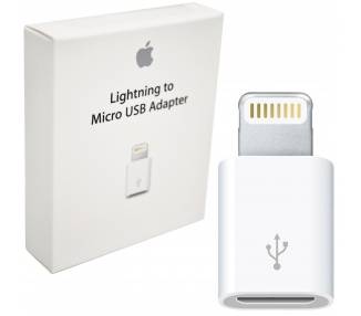 Adaptateur Micro USB vers Lightning d'origine Apple MD820ZM / A remis à neuf  - 1