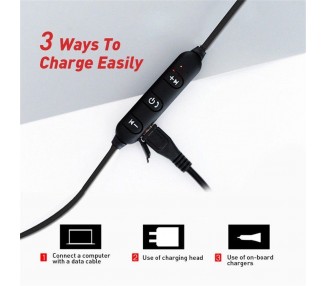 Auriculares Bluetooth 4.1 Inalámbricos Magnético Micrófono Cascos Deportivos