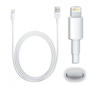 Cable USB Conector Lightning 1M para Apple iPhone 5 5S 5C 6 6+ ARREGLATELO - 1