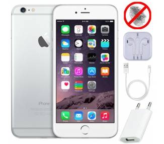 Apple iPhone 6 64GB, Blanco,  Sin Touch iD, Grado A