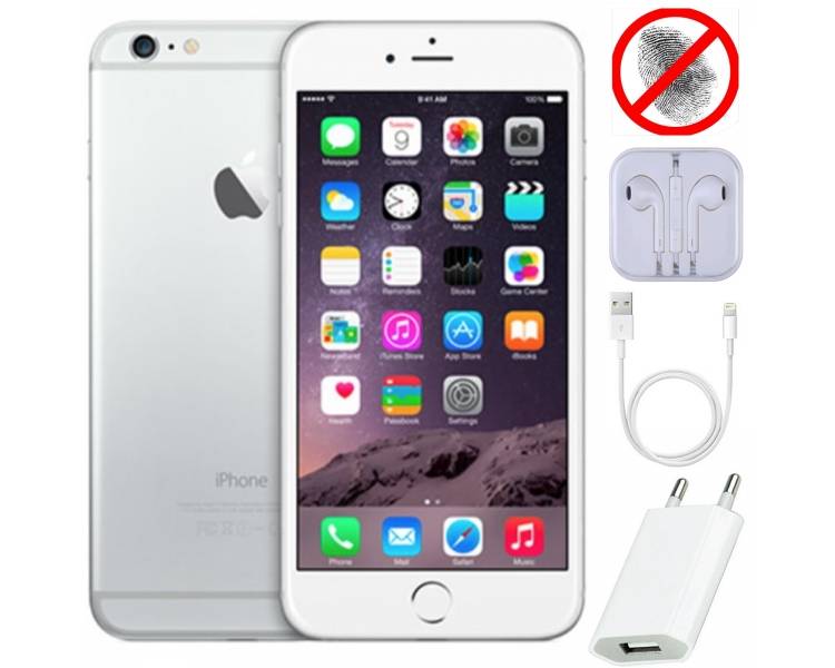Apple iPhone 6 | Silver | 64GB | Refurbished | Grade A | No Touch iD