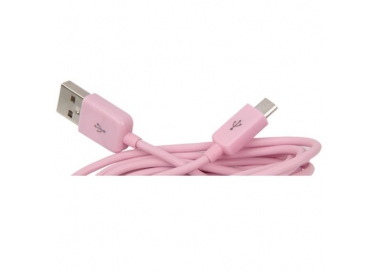 Cable micro usb color Rosa para Samsung Sony Nokia HTC LG Blackberry Huawei ARREGLATELO - 5