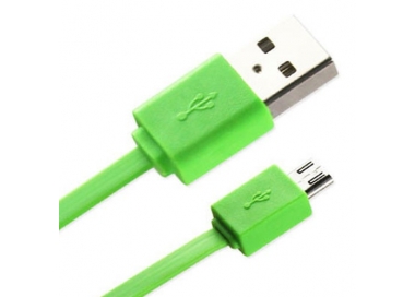 Cable micro usb color Verde para Samsung Sony Nokia HTC LG Blackberry Huawei ARREGLATELO - 1