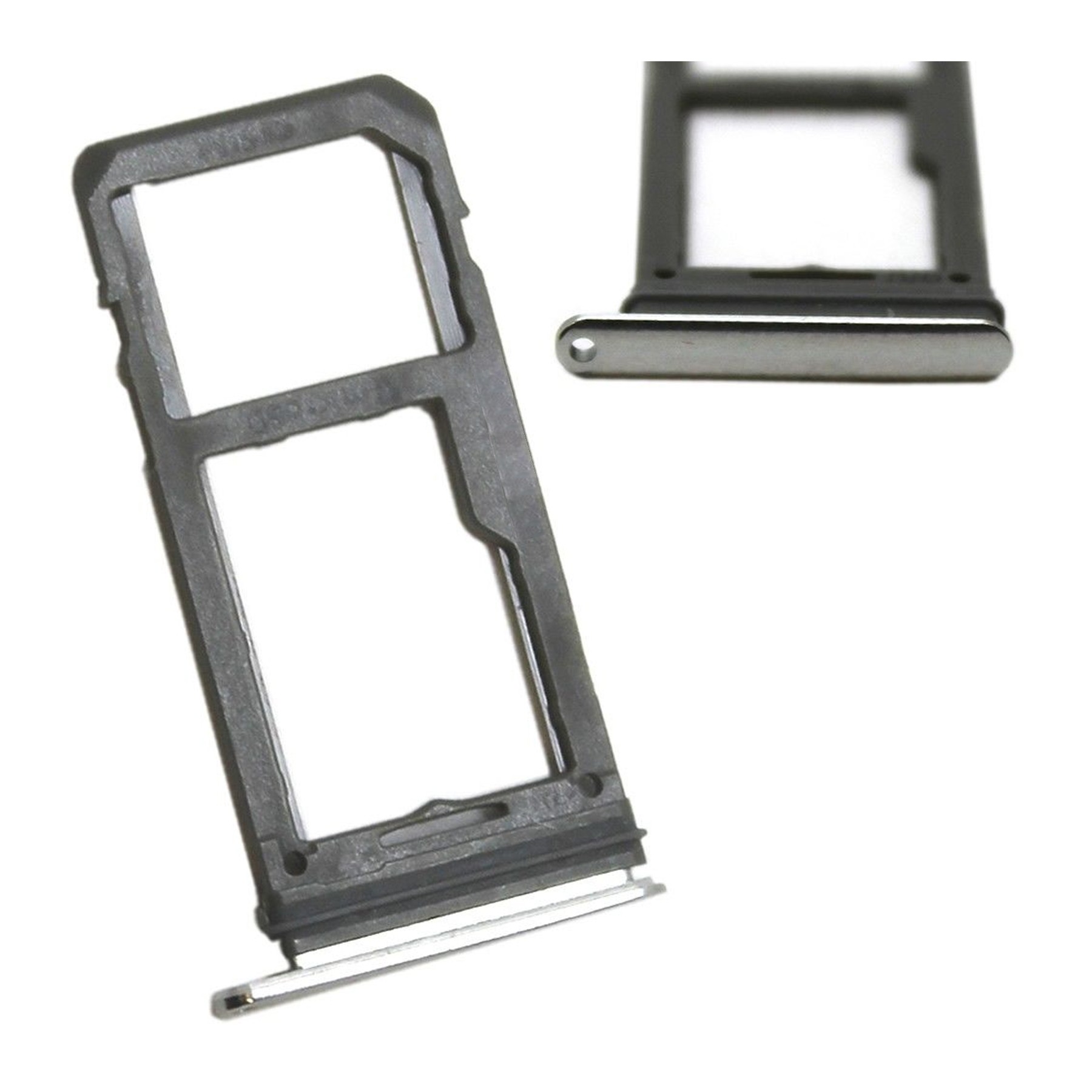 Bandeja Porta Tarjeta Sim Micro Sd Para Samsung Galaxy S8 / S8 Plus Plata Single