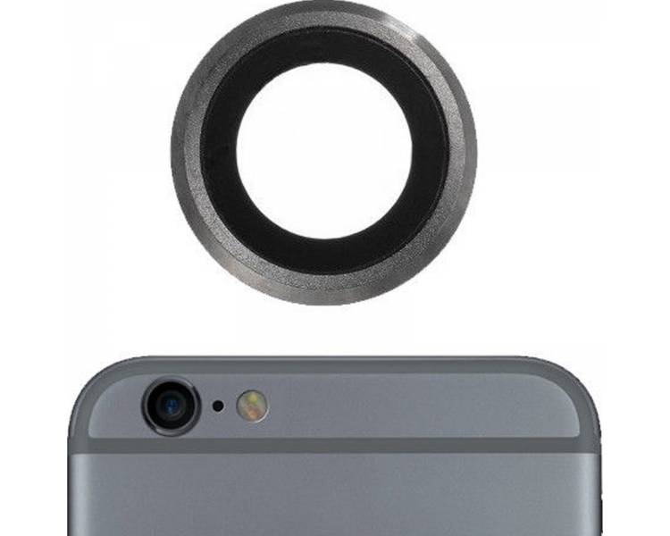 Lente Cristal Camara Principal Para iPhone 6S Gris