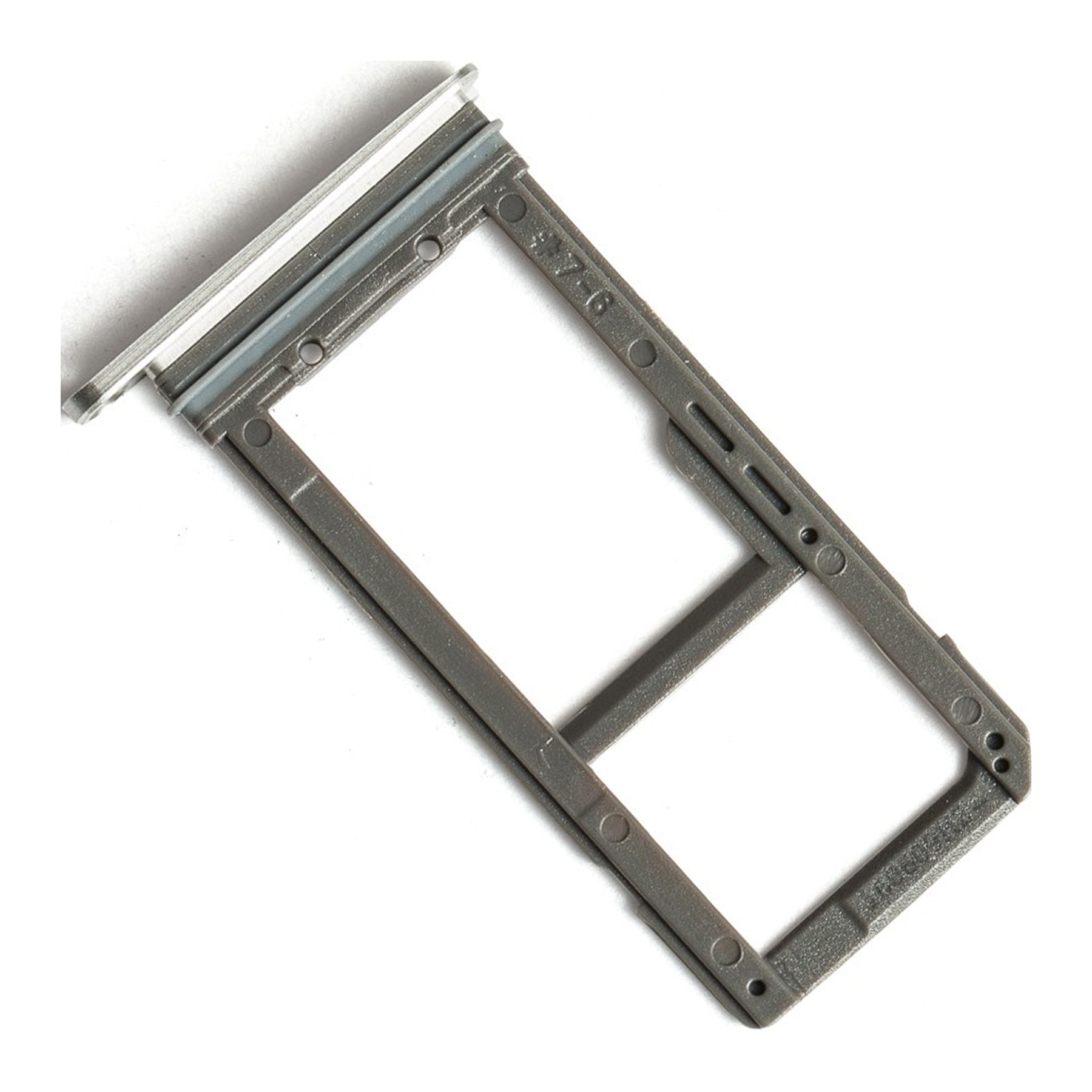 Bandeja Porta Tarjeta Sim Micro Sd Para Samsung Galaxy S7 Edge Dual Sim Plata