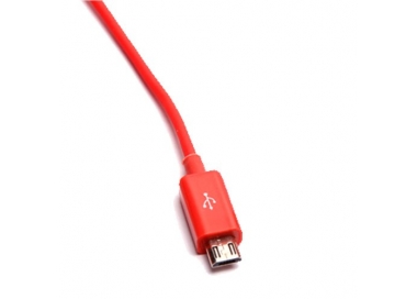 Cable micro usb color Rojo para Samsung Sony Nokia HTC LG Blackberry Huawei ARREGLATELO - 2