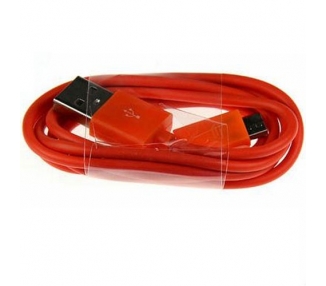 Cable micro usb color Rojo para Samsung Sony Nokia HTC LG Blackberry Huawei ARREGLATELO - 5