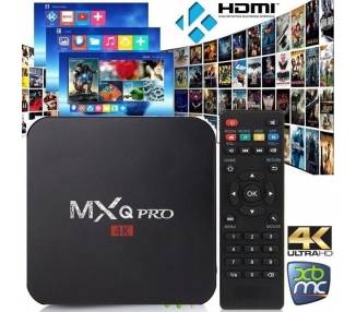 Android Smart Tv Box Mxq Pro 4K S905X Quad Core Caja Multimedia Wifi 4K Netflix