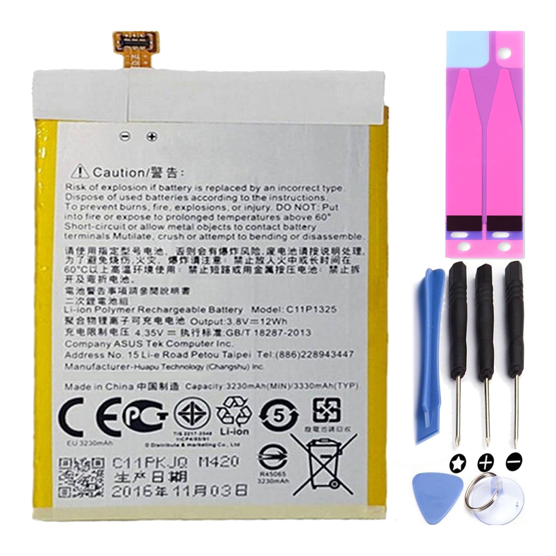 Bateria C11P1325 Original Para Asus Zenfone 6 A600, A600Cg