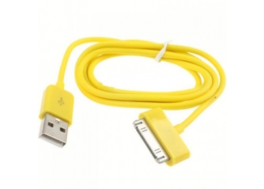 Cable usb carga cargador datos Amarillo para iPhone Ipod Ipad 3 3G 3GS 4 4S ARREGLATELO - 2