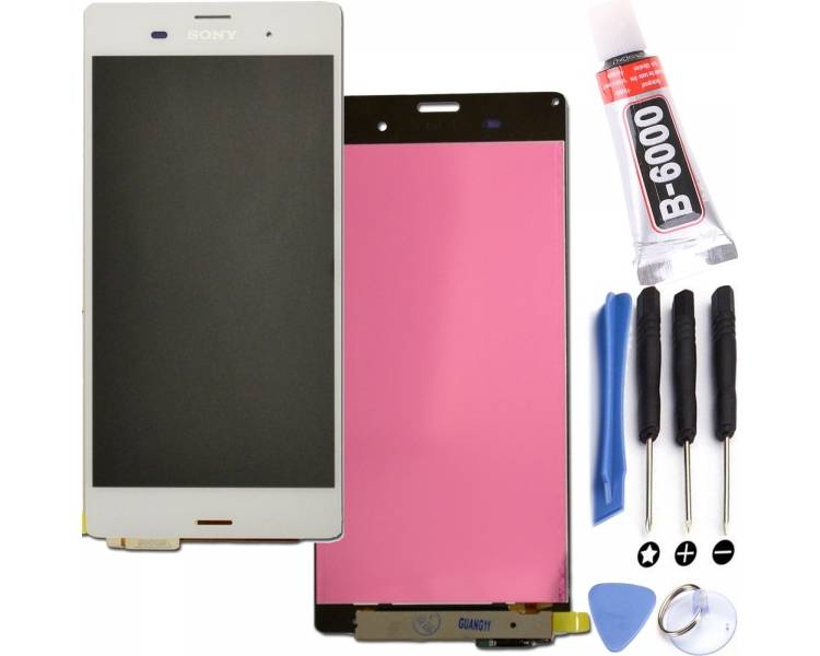 Display For Sony Xperia Z3, Color White
