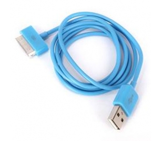 Cable usb carga cargador datos Color Azul para iPhone Ipod Ipad 3 3G 3GS 4 4S ARREGLATELO - 4