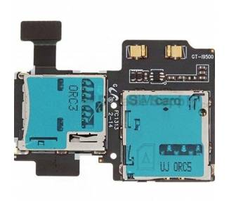 Sim Reader & Micro SD for Samsung Galaxy S4 i9500 REV 1.7  - 1