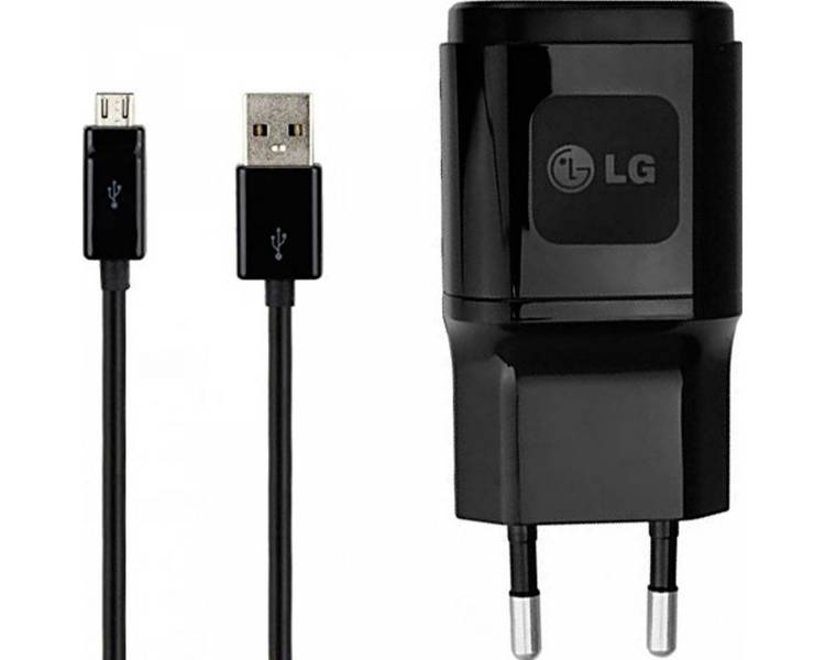 LG MCS-04ED / MCS-04ER Charger + Micro USB Cable - Color Black